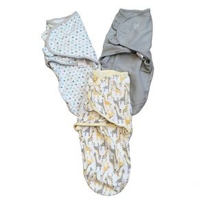 Bundle of 3, Swaddle Me, 100% Cotton Swaddles